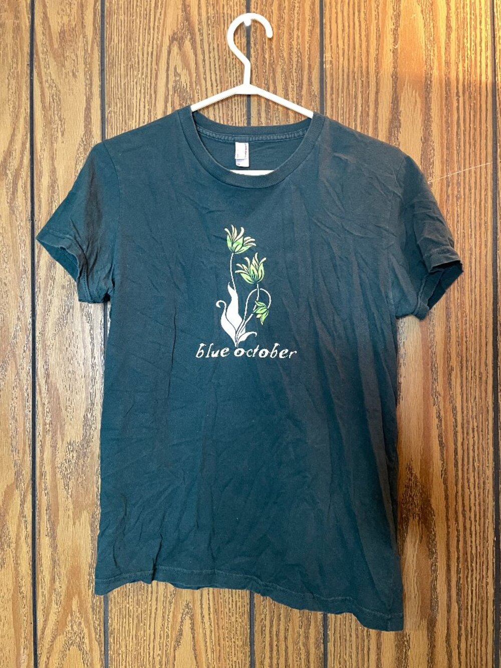 Blue October Dark Green Women's T-Shirt Size XL *Gently Worn*